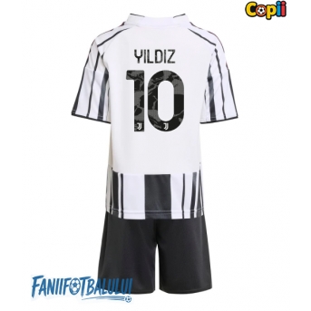 Juventus Kenan Yildiz #10 Echipament de Fotbal Replică 2025-26 Copii Acasa (+ Șorturi)